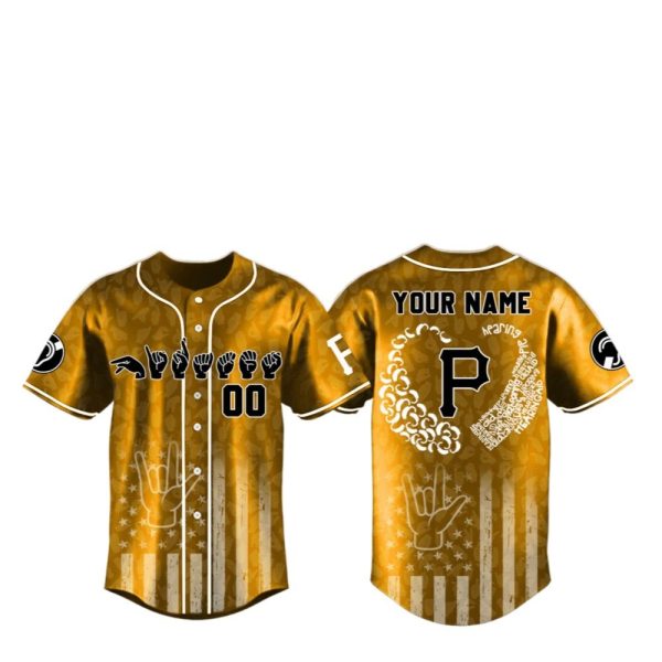 Pirates Deaf And Hard of Hearing Awareness Day 2025 Jersey 1 2