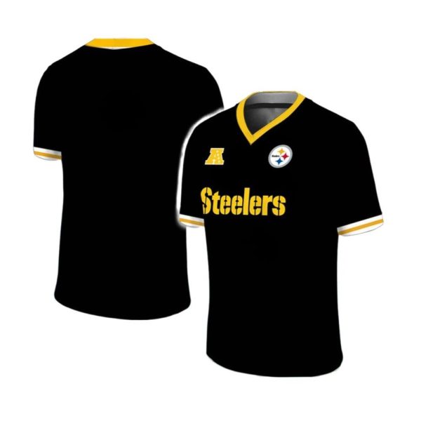 Pittsburgh Steelers Soccer Football Jersey 2025 1 2