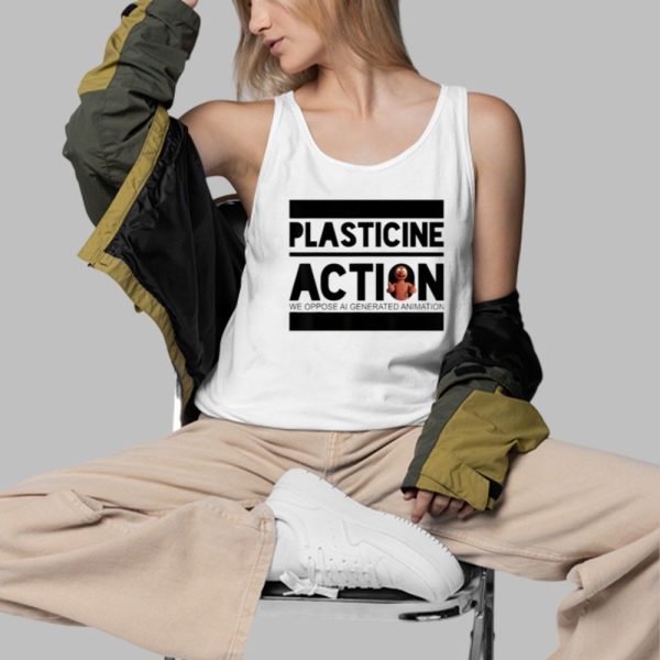 Plasticine Action We Oppose Ai Generated Animation Shirt 3 d