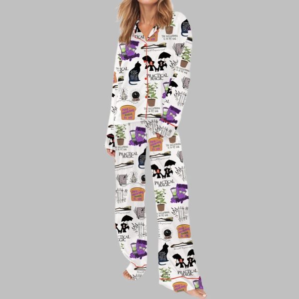 Practical Magic Witches Pajama Set For Women 2