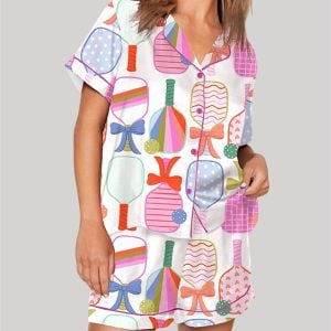 Preppy Pickle Paddle Pickleball Pajama Set 1