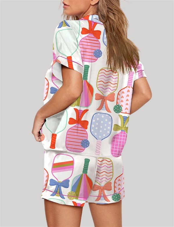 Preppy Pickle Paddle Pickleball Pajama Set 2