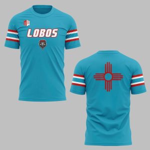 0 2025 New Mexico Lobos Turquoise Shirt 1