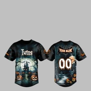 Twins Happy Halloween 2025 Jersey 1 1