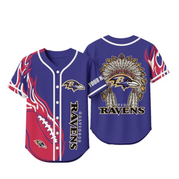 Ravens Native American Jersey 2025 1 2