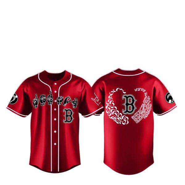 Red Sox Deaf And Hard of Hearing Awareness Day 2025 Jersey 1 2