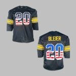 Rocky Bleier SB Champs Inscription Pittsburgh American Flag Jersey 2025