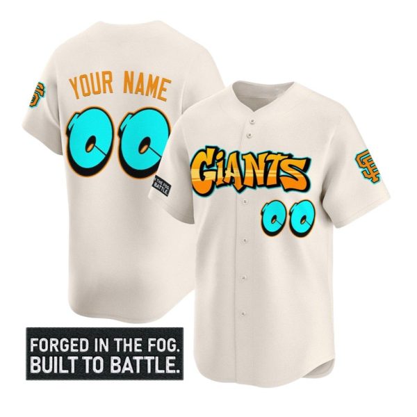 SF Giants Graffiti Forged In Thge Fog Built To Battle Jersey 2025 Photoroom 1 2