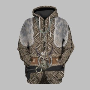 2025 Halloween Viking Costume Hoodie 1 1