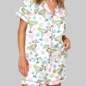 Salty Margarita Watercolor Pajama Set 1