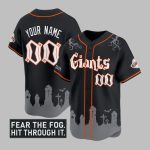 San Francisco Giants Halloween Fear The Fog Hit Through It 2025 Jersey