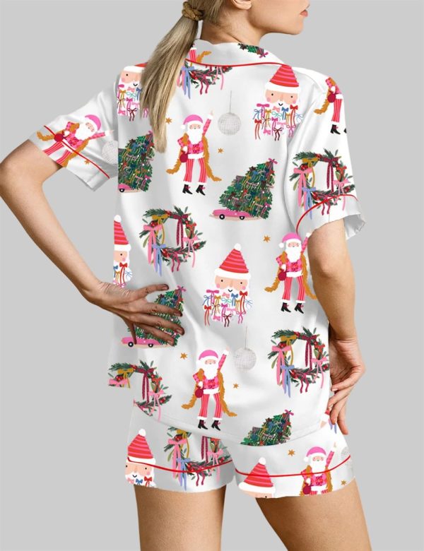 Santa Christmas Tree Pajama Set 2