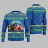 Santa Vs Reindeer Arm Wrestling Ugly Sweater Christmas 2025 1