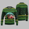 Santa Vs Reindeer Arm Wrestling Ugly Sweater Christmas 2025 3