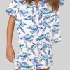 Sea Turtles Summer Sea Life Animal Pajama Set 2