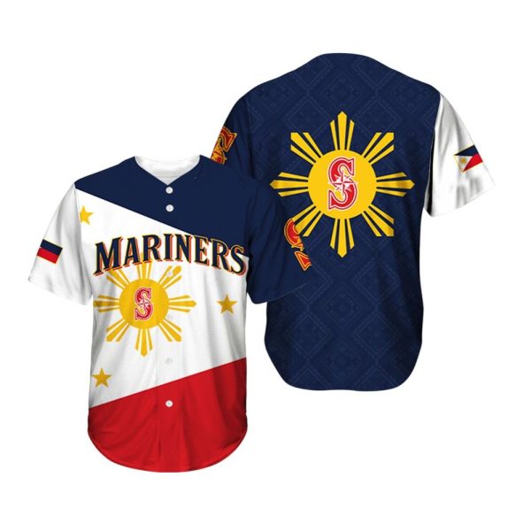 Seattle Mariners 2025 Filipino Heritage Night Jersey 1 2