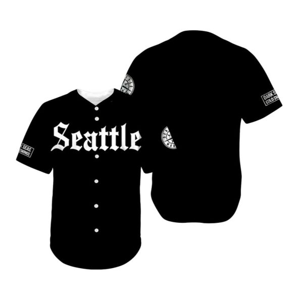 Seattle Mariners Deep Sea Gothic Black Edition Jersey 1 2