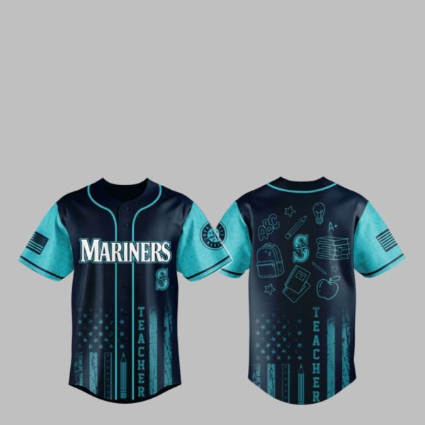 Seattle Mariners Teacher Appreciation 2025 Jersey 1 1