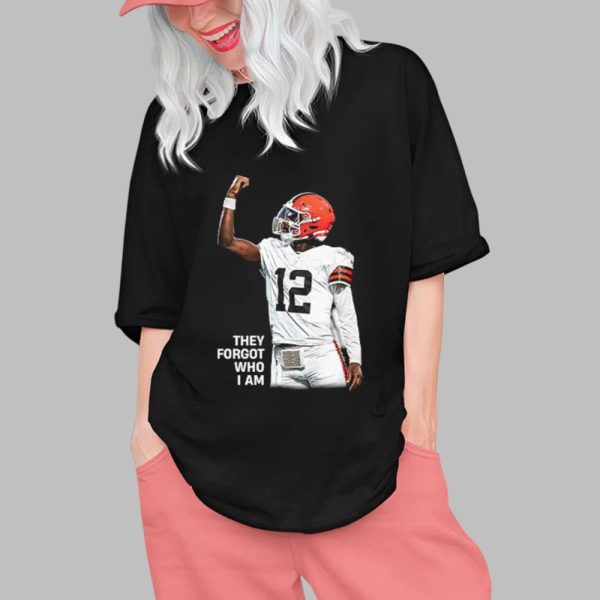 Shedeur Sander They Forgot Who I Am Shirt 0 1