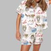 Sicily Italy Travel Pajama Set For Women 2