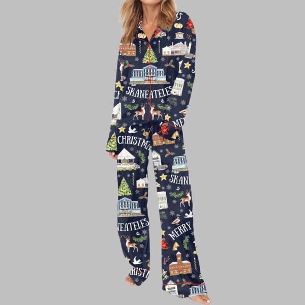 Skaneateles Christmas Pajama Set For Women 2