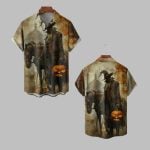 Skull Pumkin Hawaiian Shirt 2025 Halloween