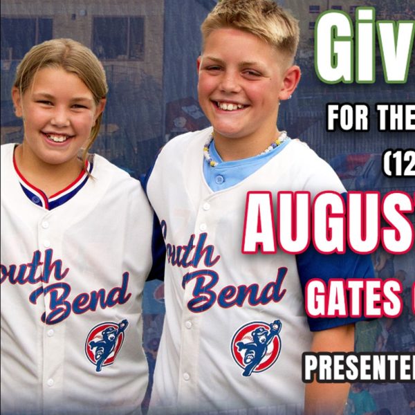 South Bend Cubs Youth Replic Road Jersey Giveaway 2025 1