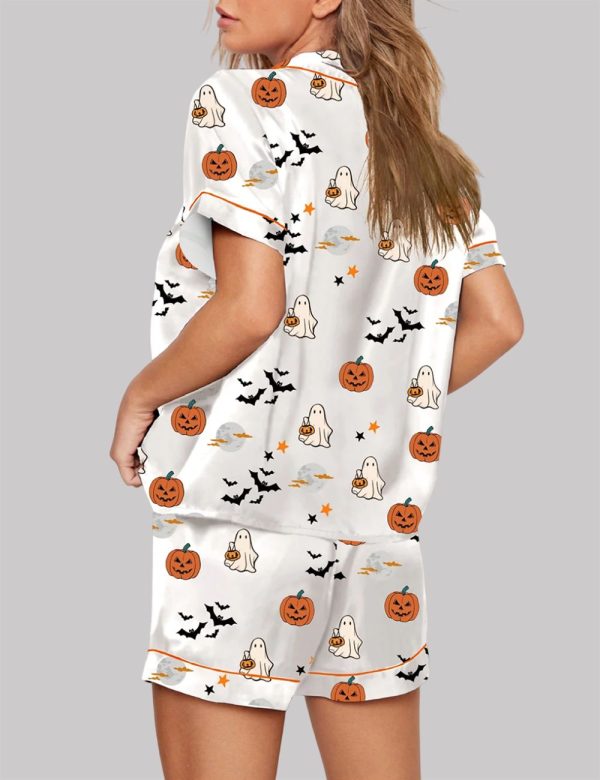 Spirit Halloween Pumpkin Boo Pajama Set 2