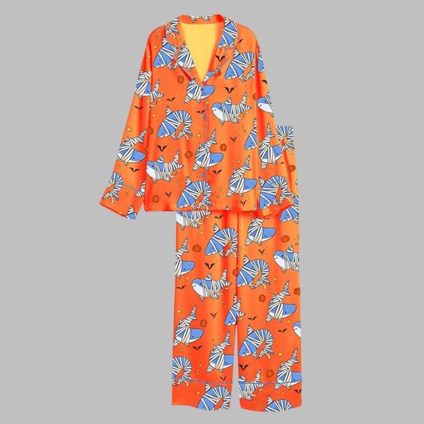 Spooky Sharks Halloween Pajama Set 2