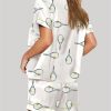 Tennis Rackets Short Sleeve Pajama Set 3
