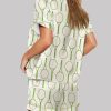 Tennis Time Tennis Lover Tennis Player Game Day Pajama Set 2