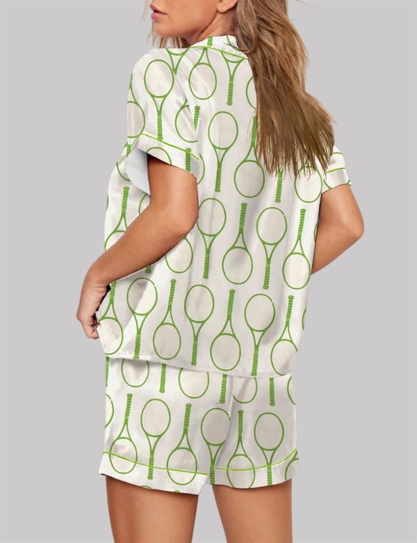 Tennis Time Tennis Lover Tennis Player Game Day Pajama Set 2