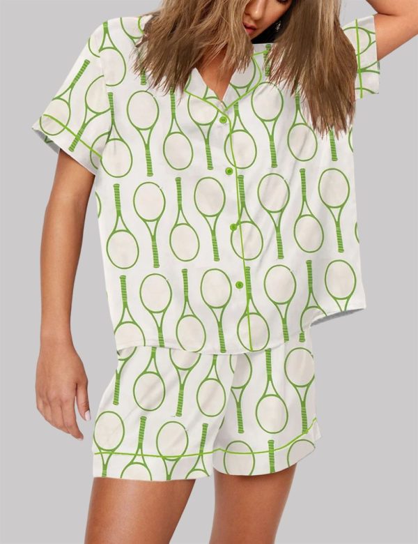 Tennis Time Tennis Lover Tennis Player Game Day Pajama Set 3