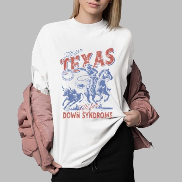 Texas Rangers All For Texas All For Down Syndrome Shirt 0 2