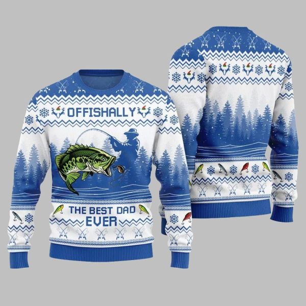 The Best Dad Ever Ugly Sweater Christmas 2025 1