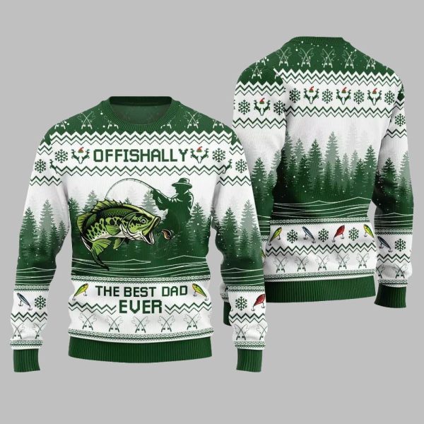 The Best Dad Ever Ugly Sweater Christmas 2025 2