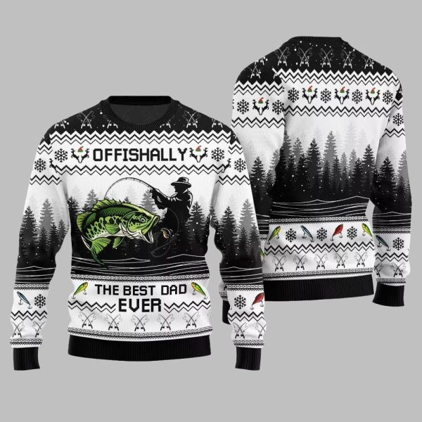 The Best Dad Ever Ugly Sweater Christmas 2025 3