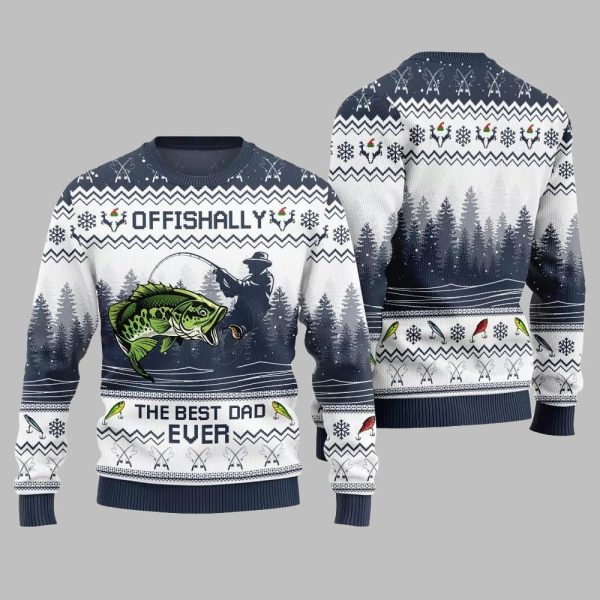 The Best Dad Ever Ugly Sweater Christmas 2025 4
