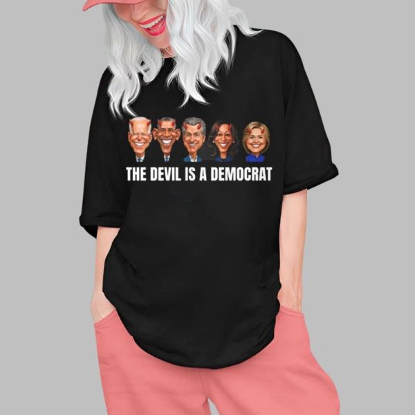 The Devil Is A Democrat Shirt 0 1