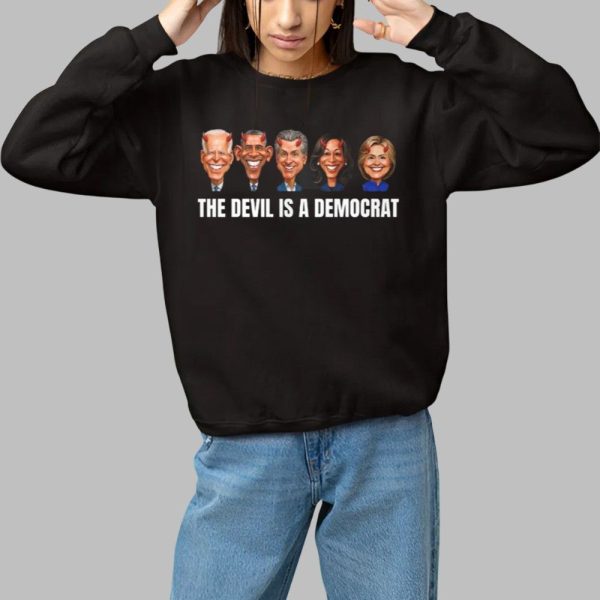 The Devil Is A Democrat Shirt 1 1