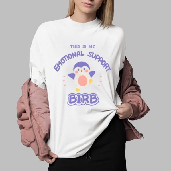 This Is My Emotional Support Birb Finch Shirt 0 2
