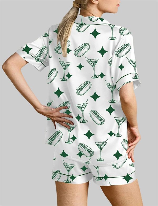 Tinis And Weenies Dirty Martini Party Alcohol Pajama Set 2