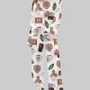 Twin Peak Pajama Set For Women 2