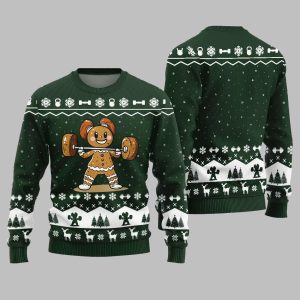 2025 Christmas Funny Gym Ugly Christmas Sweater 1