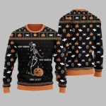 Very Demure Skeleton Ugly Sweater Christmas 2025