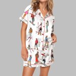 Vintage Apres Ski Pajama Set For Women
