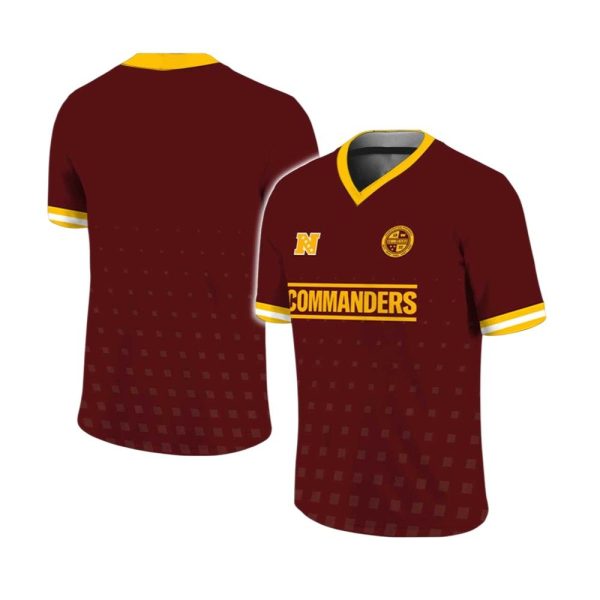 Washington Commanders Soccer Football Jersey 2025 1 2