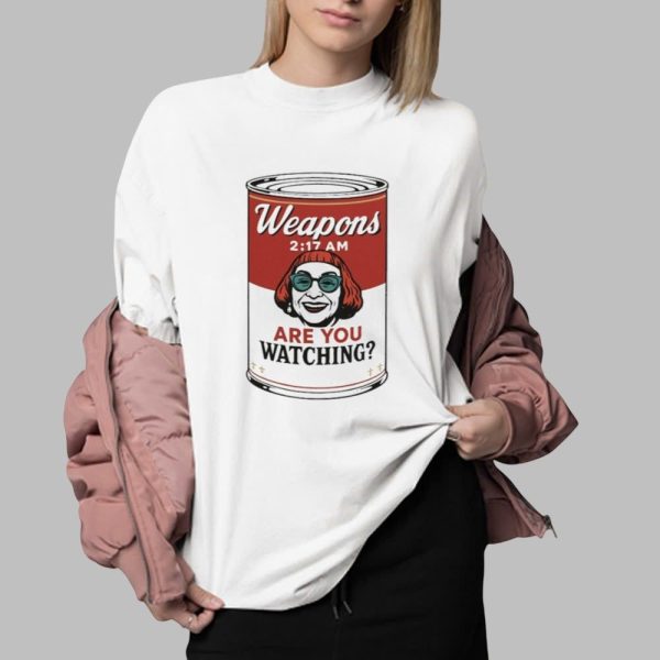 Weapons Wendys Are You Watching Zach Cregger Cannning Head Shirt 0 2