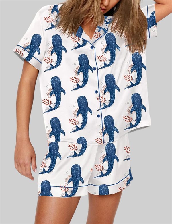 Whale Ocean Coconut Girl Jesus Beach Bachelorette Pajama Set 3