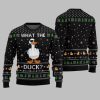 What The Duck Ugly Sweater Christmas 2025 1